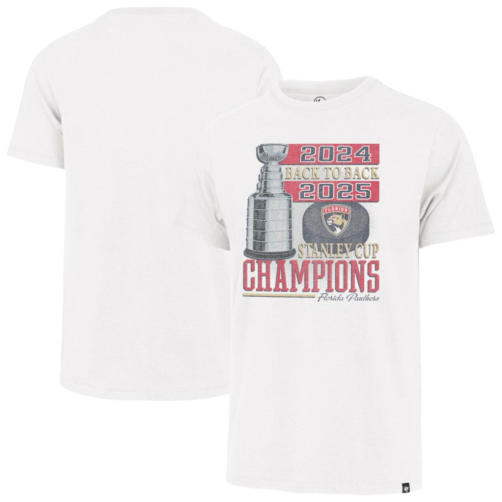 Florida Panthers '47 Back-to-Back Vintage T-Shirt - White | US 203505227