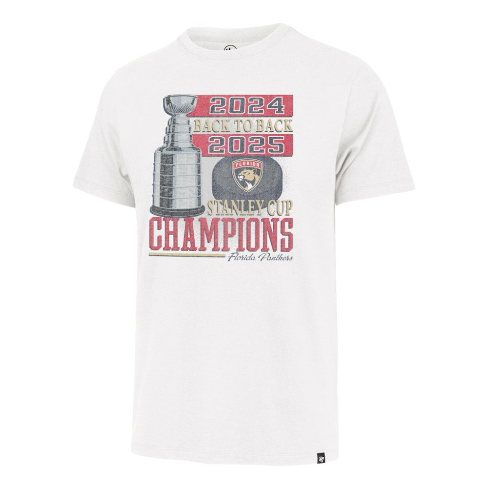 Florida Panthers '47 Back-to-Back Vintage T-Shirt - White | US 203505227