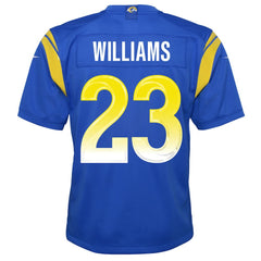 Kyren Williams Los Angeles Rams Youth Team Game Jersey - Royal Jerseys