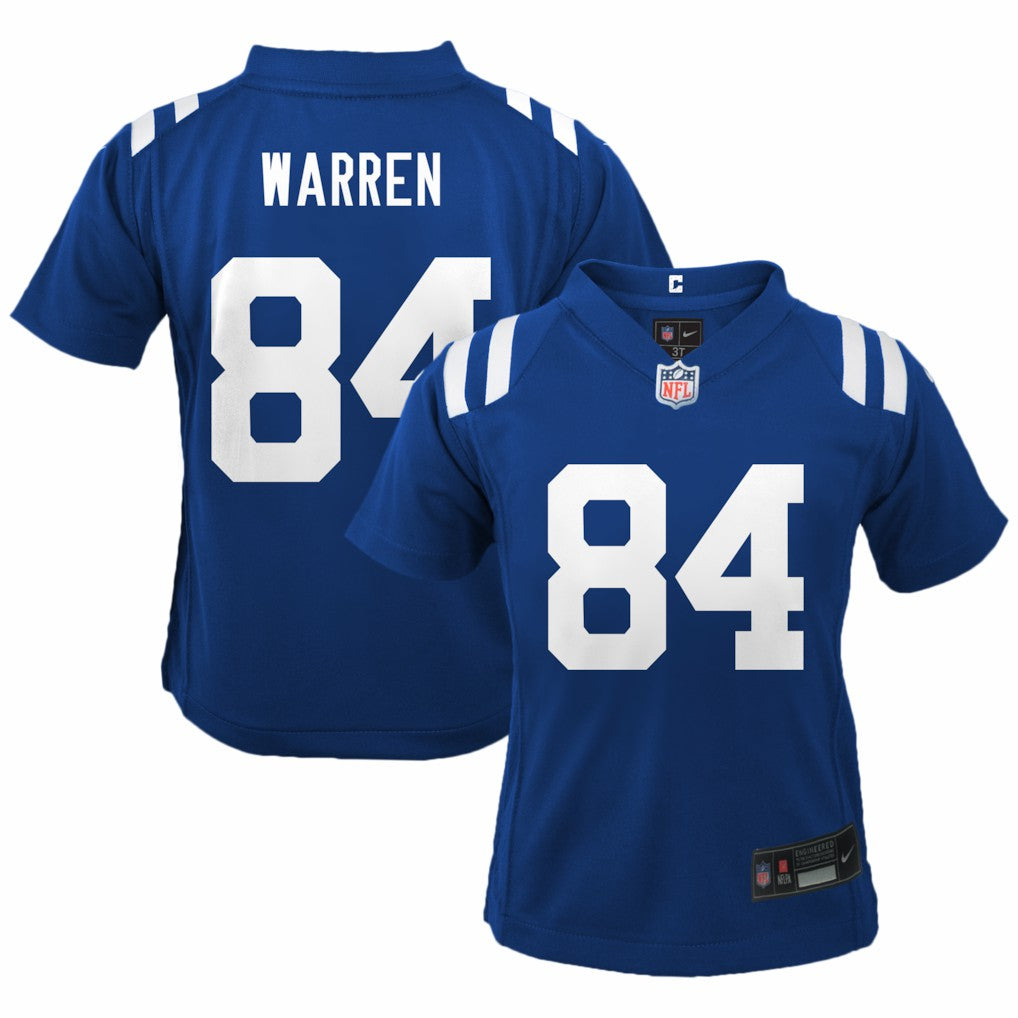 Tyler Warren Indianapolis Colts Preschool Team Game Jersey - Royal Jerseys