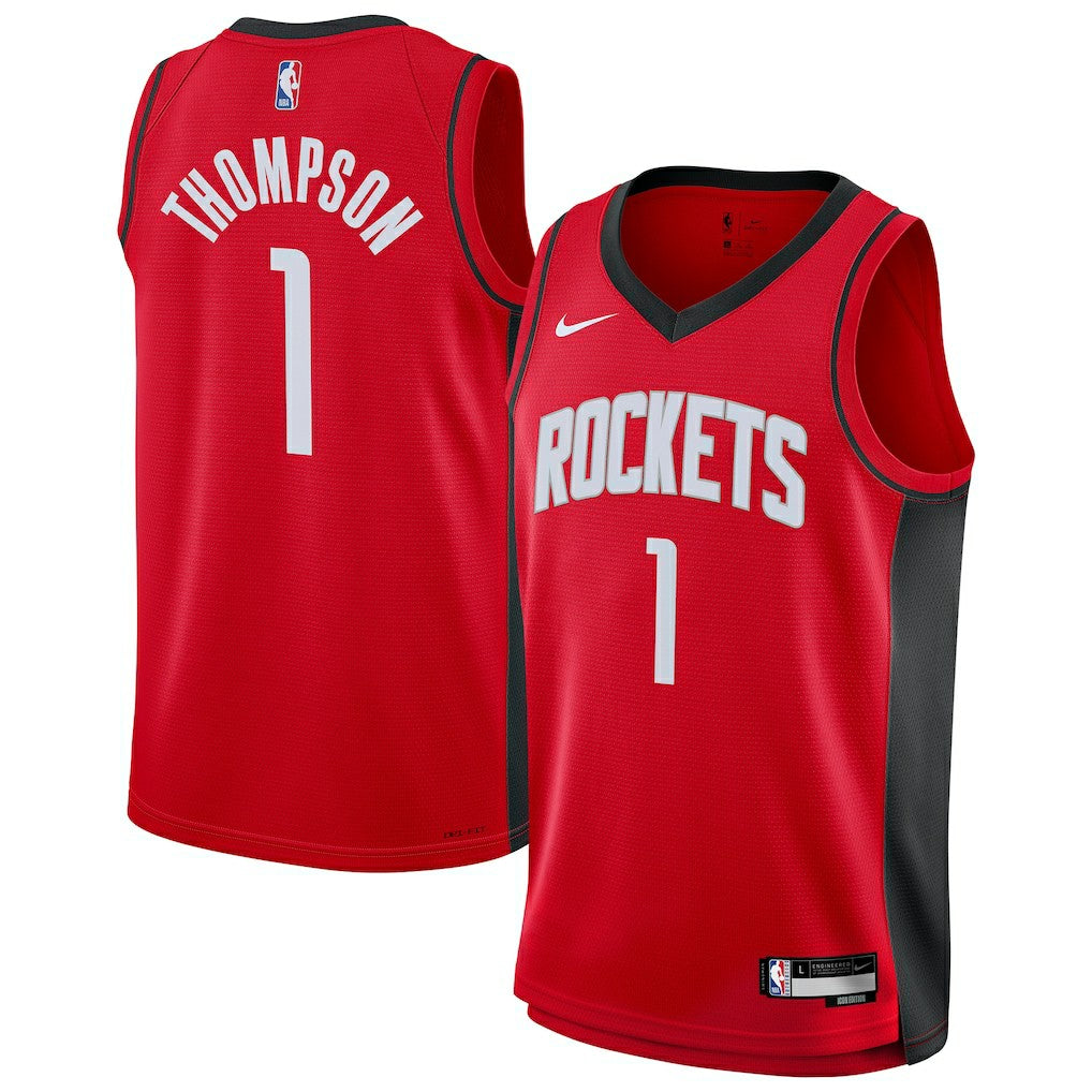 Amen Thompson Houston Rockets Youth Swingman Jersey Icon Edition Red - Nike