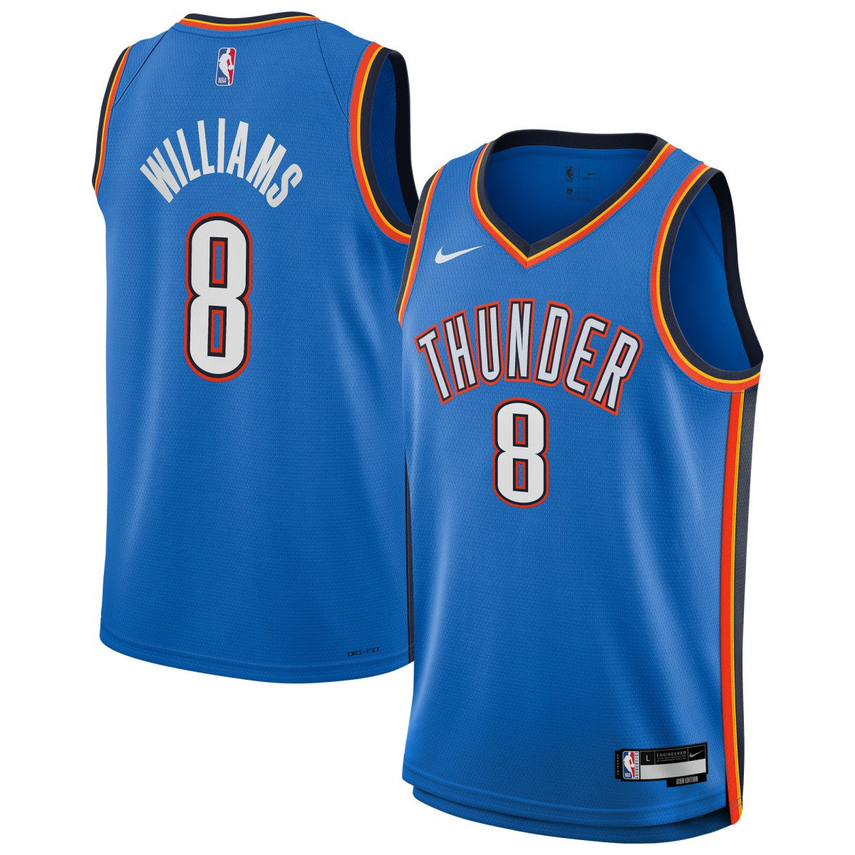 Jalen Williams Oklahoma City Thunder Youth Swingman Jersey Icon Edition Blue - Nike