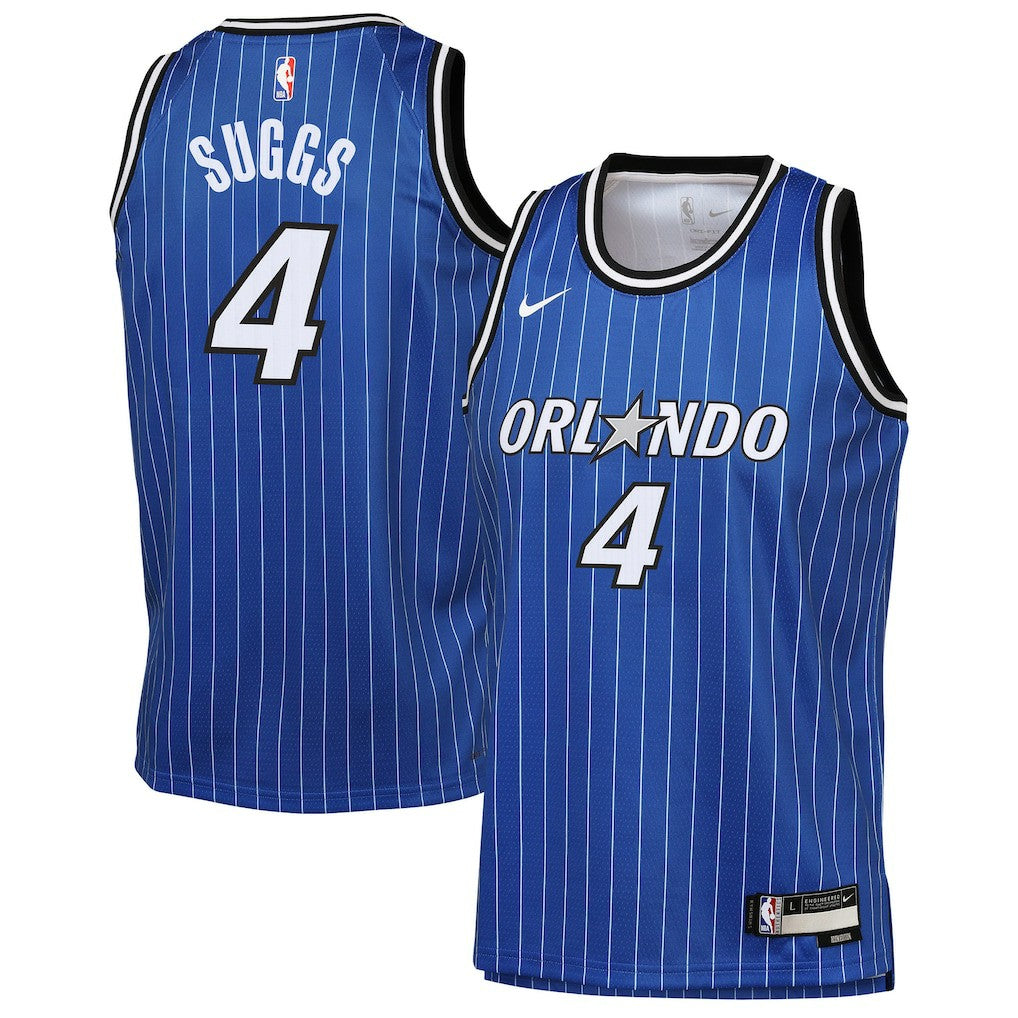Jalen Suggs Orlando Magic Youth Swingman Jersey Icon Edition Blue - Nike