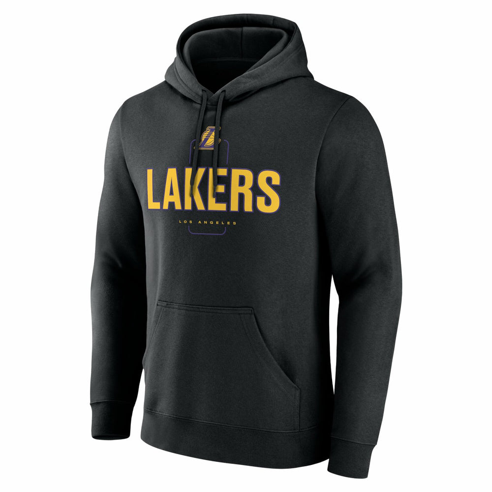 Los Angeles Lakers Center Court Name & Number Custom Hoodie Black outlet