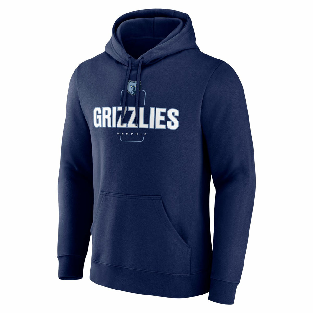 Memphis Grizzlies Center Court Name & Number Custom Hoodie Navy