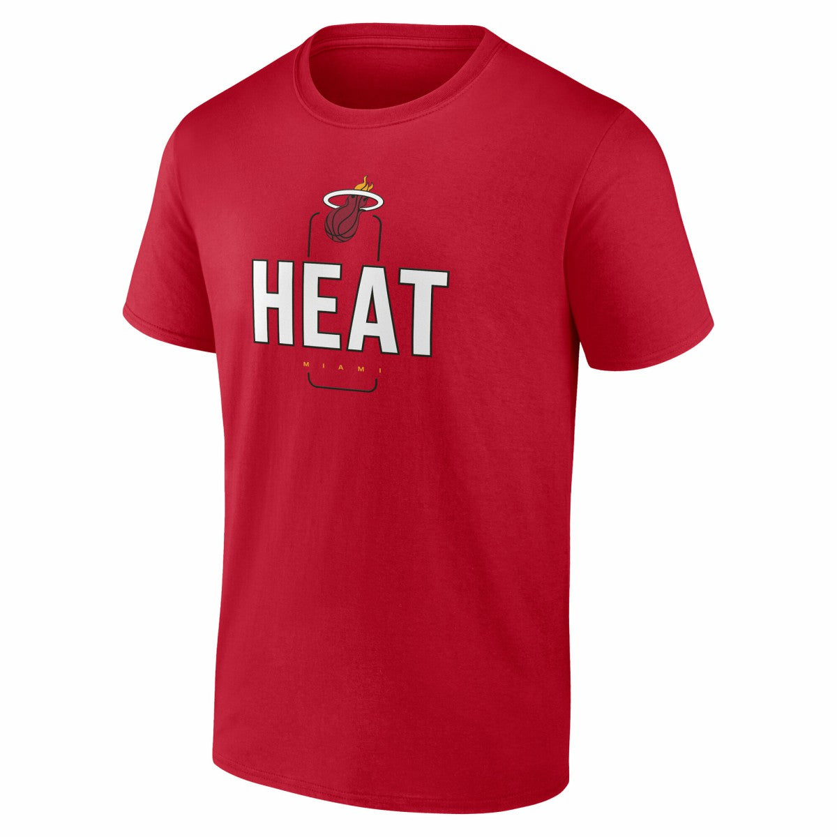 Miami Heat Center Court Name & Number Custom T-Shirt Red outlet