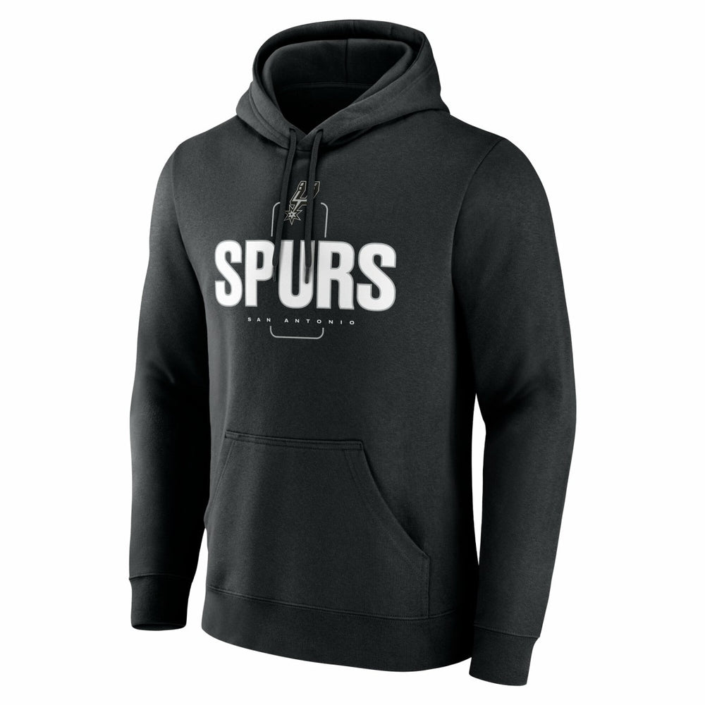 San Antonio Spurs Center Court Name & Number Custom Hoodie Black outlet