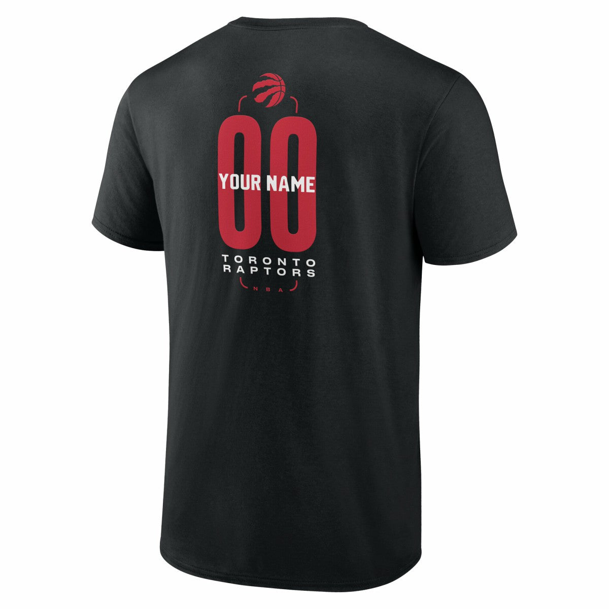 Toronto Raptors Center Court Name & Number Custom T-Shirt Black outlet