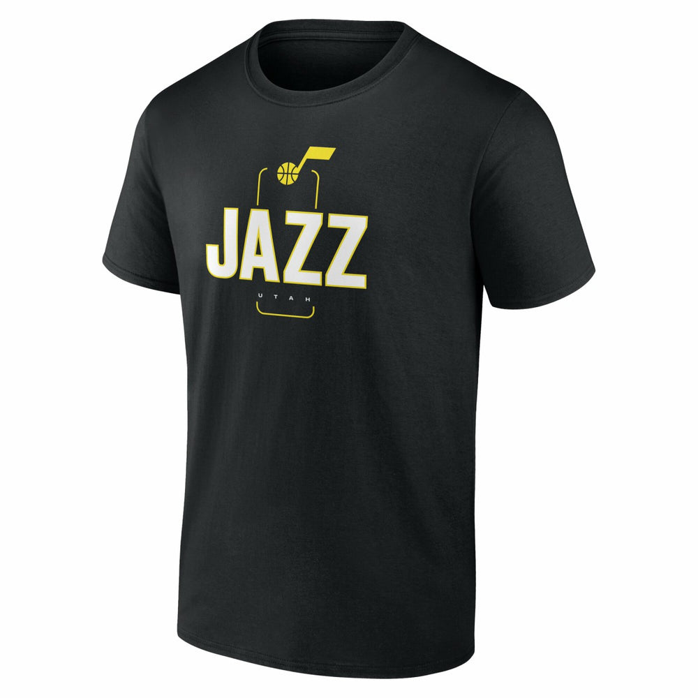 Utah Jazz Center Court Name & Number Custom T-Shirt Black outlet
