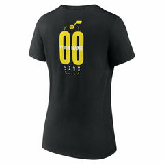 Utah Jazz Women's Center Court Name & Number Custom V-Neck T-Shirt Black outlet
