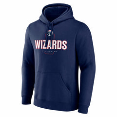 Washington Wizards Center Court Name & Number Custom Hoodie Navy