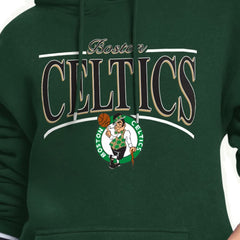 Boston Celtics Starter Women's Arch Stripe Fleece Hoodie Kelly Green