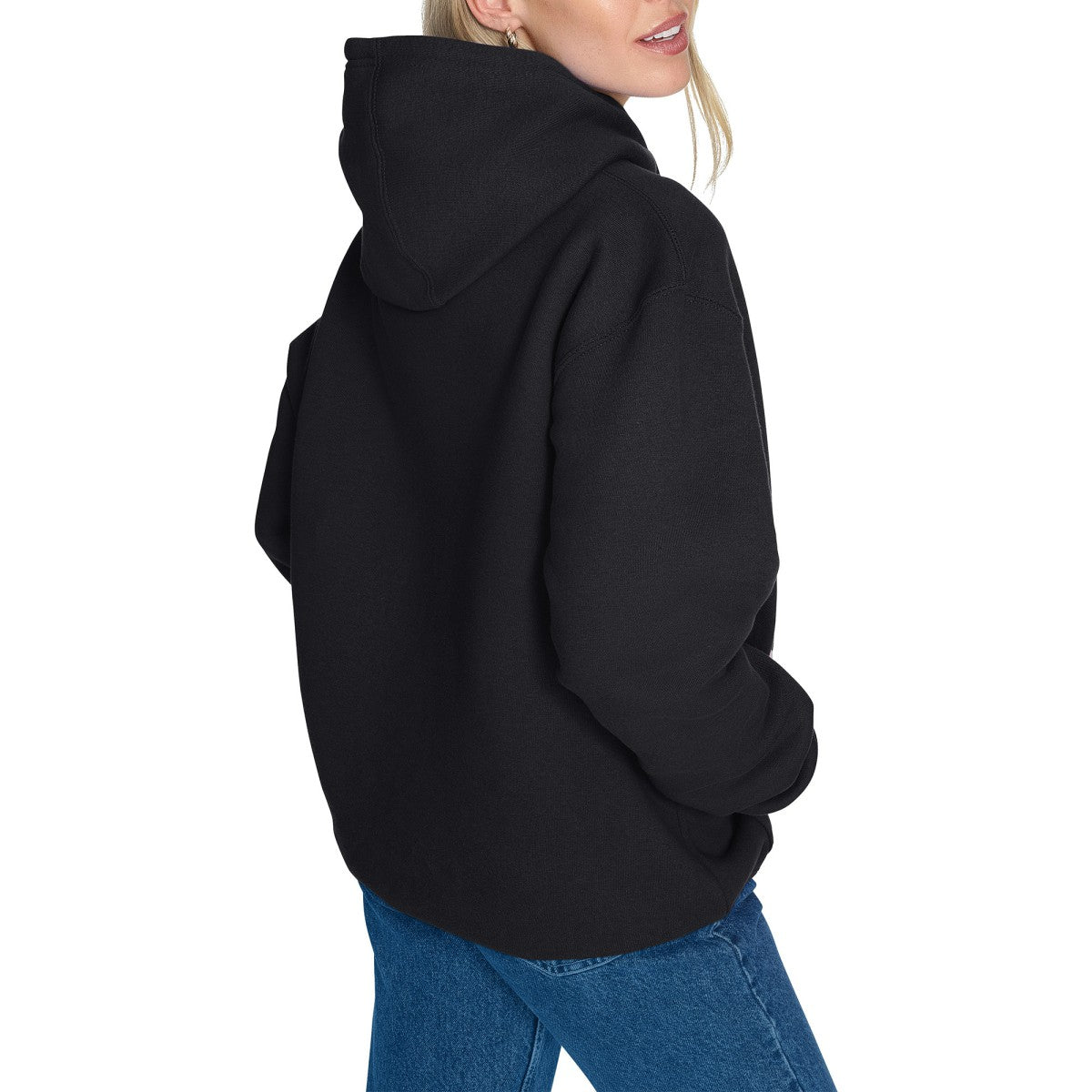 Los Angeles Lakers Starter Women's Arch Stripe Fleece Hoodie Black