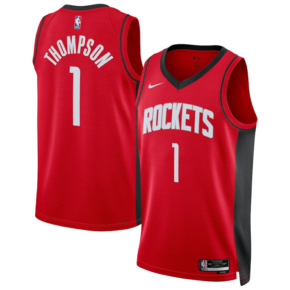 Amen Thompson Houston Rockets Unisex Swingman Player Jersey Icon Edition Red - Nike