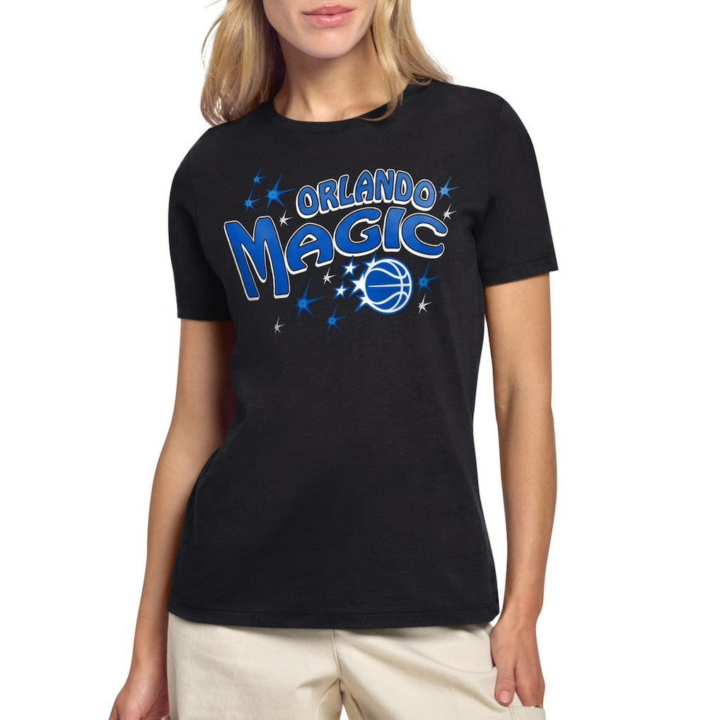 Orlando Magic Starter Women's Fireworks T-Shirt Black
