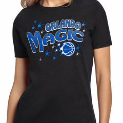 Orlando Magic Starter Women's Fireworks T-Shirt Black