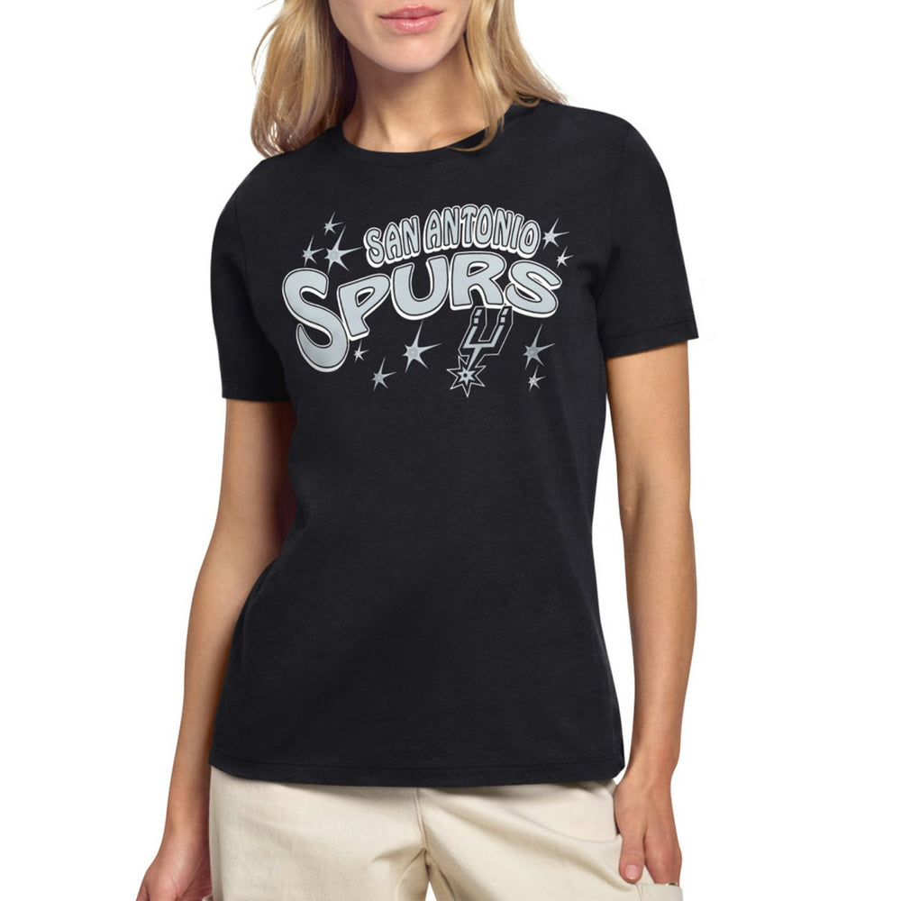 San Antonio Spurs Starter Women's Fireworks T-Shirt Black