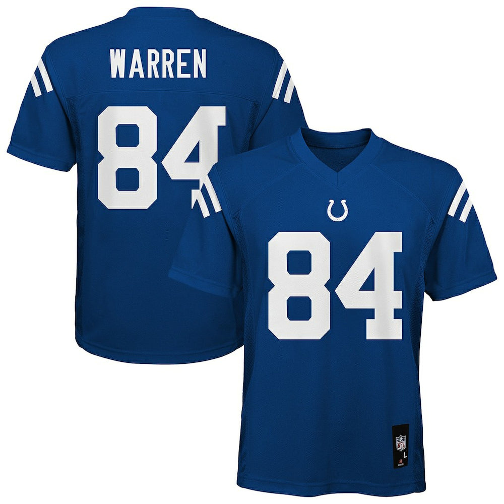 Tyler Warren Indianapolis Colts Outerstuff Youth Replica Player Jersey - Royal Jerseys
