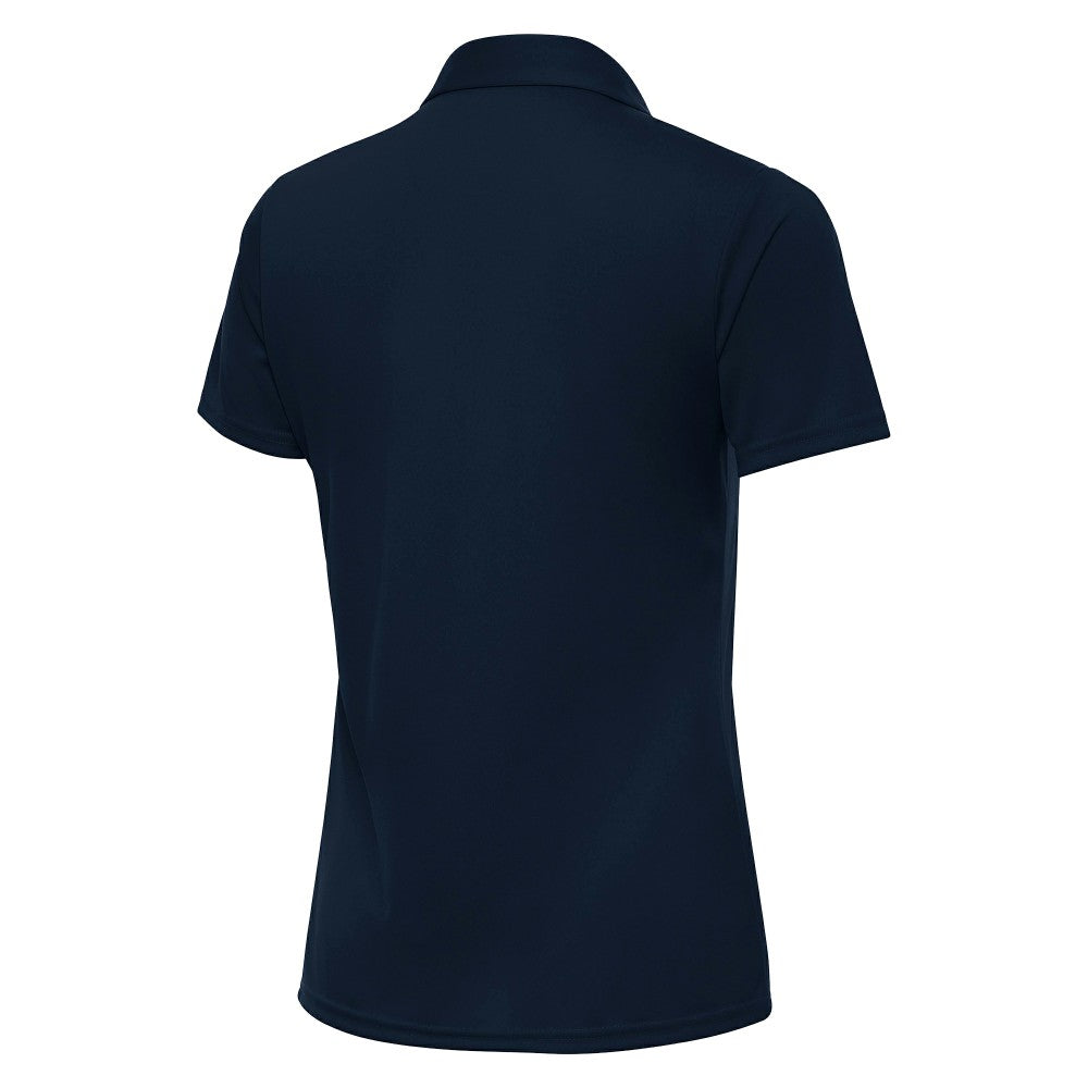Spain National Team Antigua Women's Statement Y-Neck Polo Navy