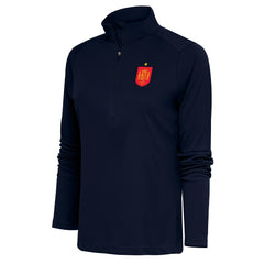 Spain National Team Antigua Women's Statement Half-Zip Pullover Navy