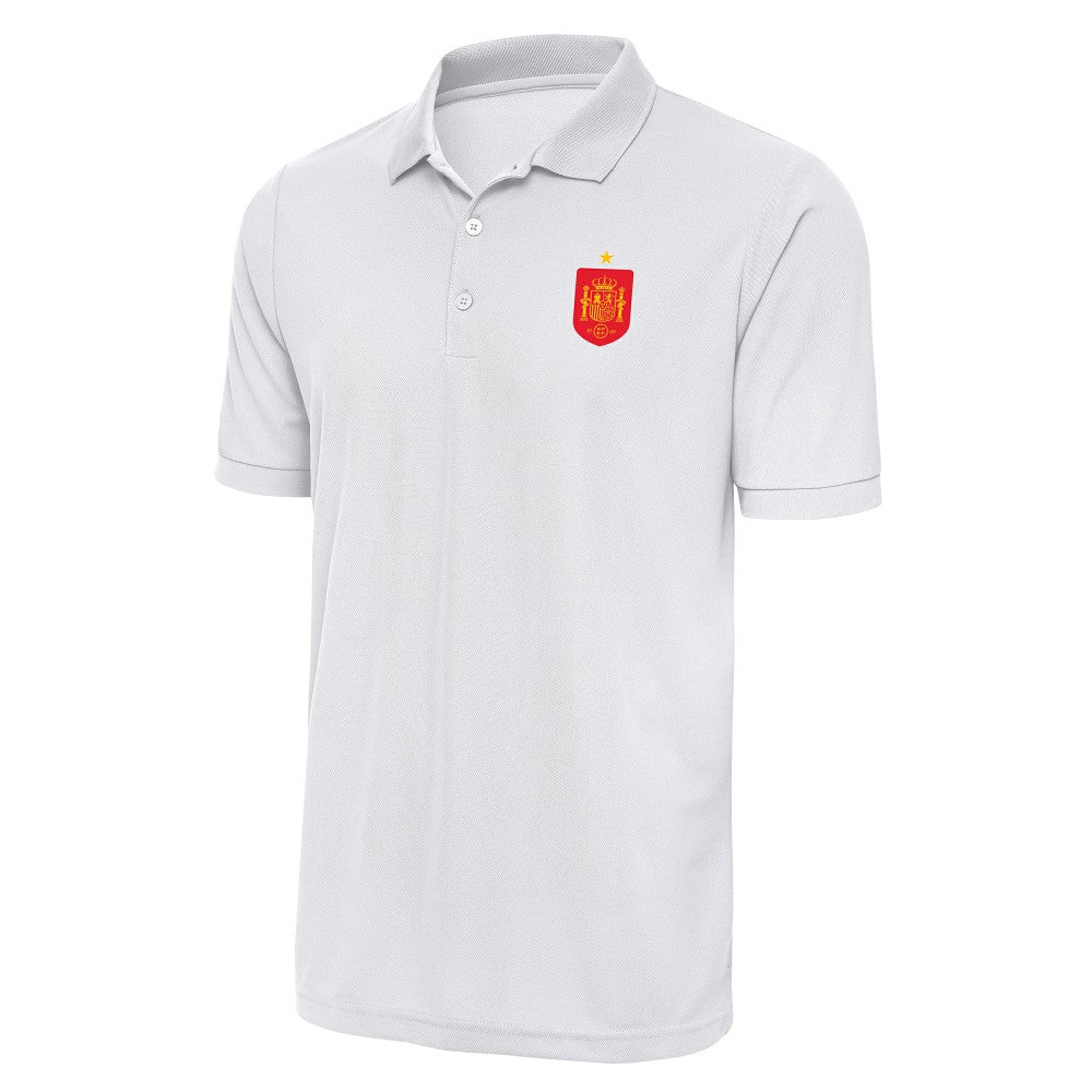 Spain National Team Antigua Derive Polo White
