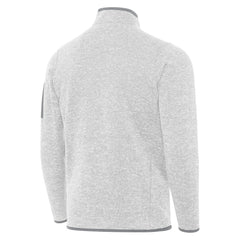 Spain National Team Antigua Elevate Quarter-Zip Pullover Heather Gray