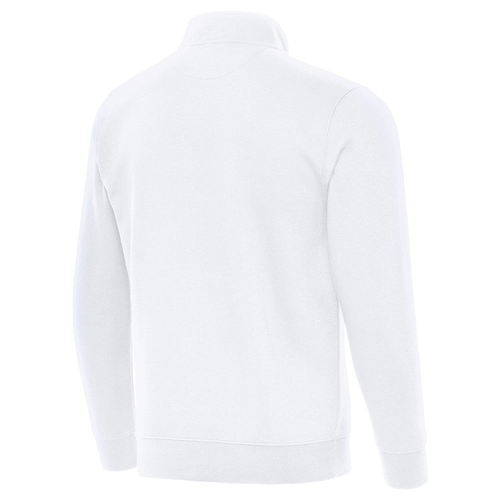 Spain National Team Antigua Landslide Quarter-Zip Pullover White
