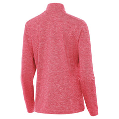Spain National Team Antigua Women's Quarter-Zip Pullover Heather Red