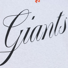 San Francisco Giants Mitchell & Ness Women's Script Cropped Boxy T-Shirt - Heather Gray T-shirts