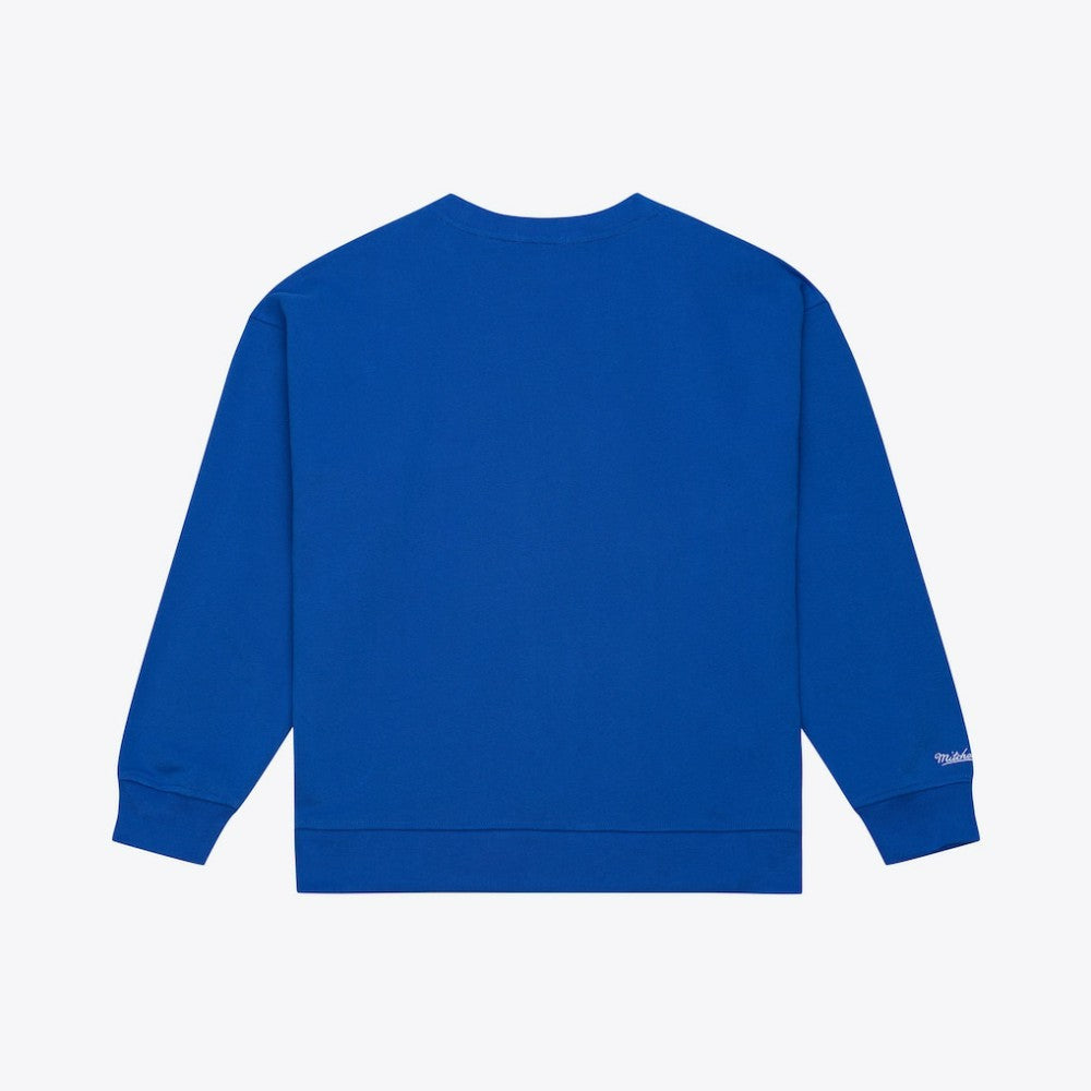 Chicago Cubs Mitchell & Ness Women's Script Sweatshirt - Royal Sweatshirts