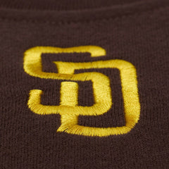 San Diego Padres Mitchell & Ness Women's Script Sweatshirt - Brown Sweatshirts