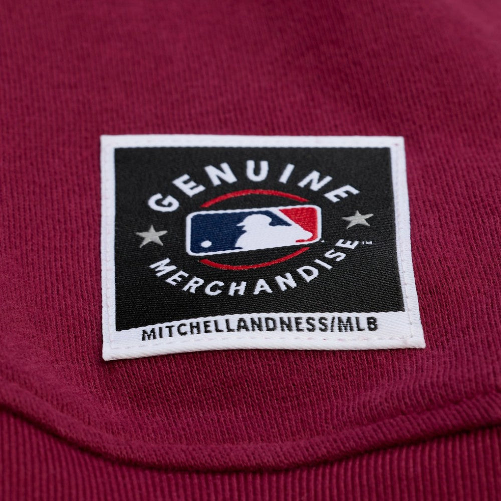 Philadelphia Phillies Mitchell & Ness Women's Script Sweatshirt - Burgundy Sweatshirts