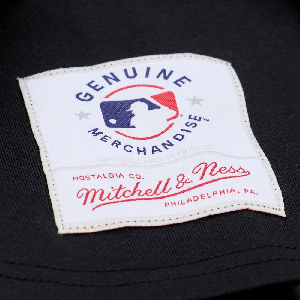 San Francisco Giants Mitchell & Ness Women's Pep Rally Cropped Boxy T-Shirt - Black T-shirts