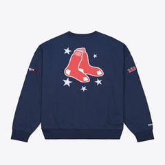 Boston Red Sox Mitchell & Ness Women's Pep Rally Sweatshirt - Navy Sweatshirts
