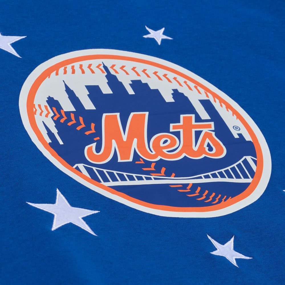 New York Mets Mitchell & Ness Women's Pep Rally Sweatshirt - Royal Sweatshirts