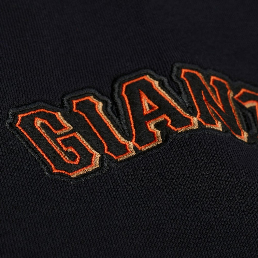 San Francisco Giants Mitchell & Ness Women's Pep Rally Sweatshirt - Black Sweatshirts