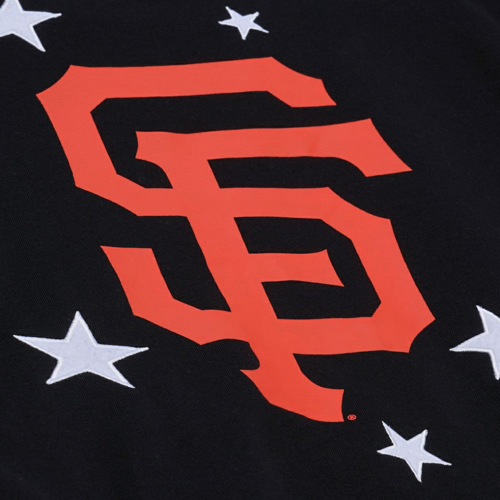 San Francisco Giants Mitchell & Ness Women's Pep Rally Sweatshirt - Black Sweatshirts