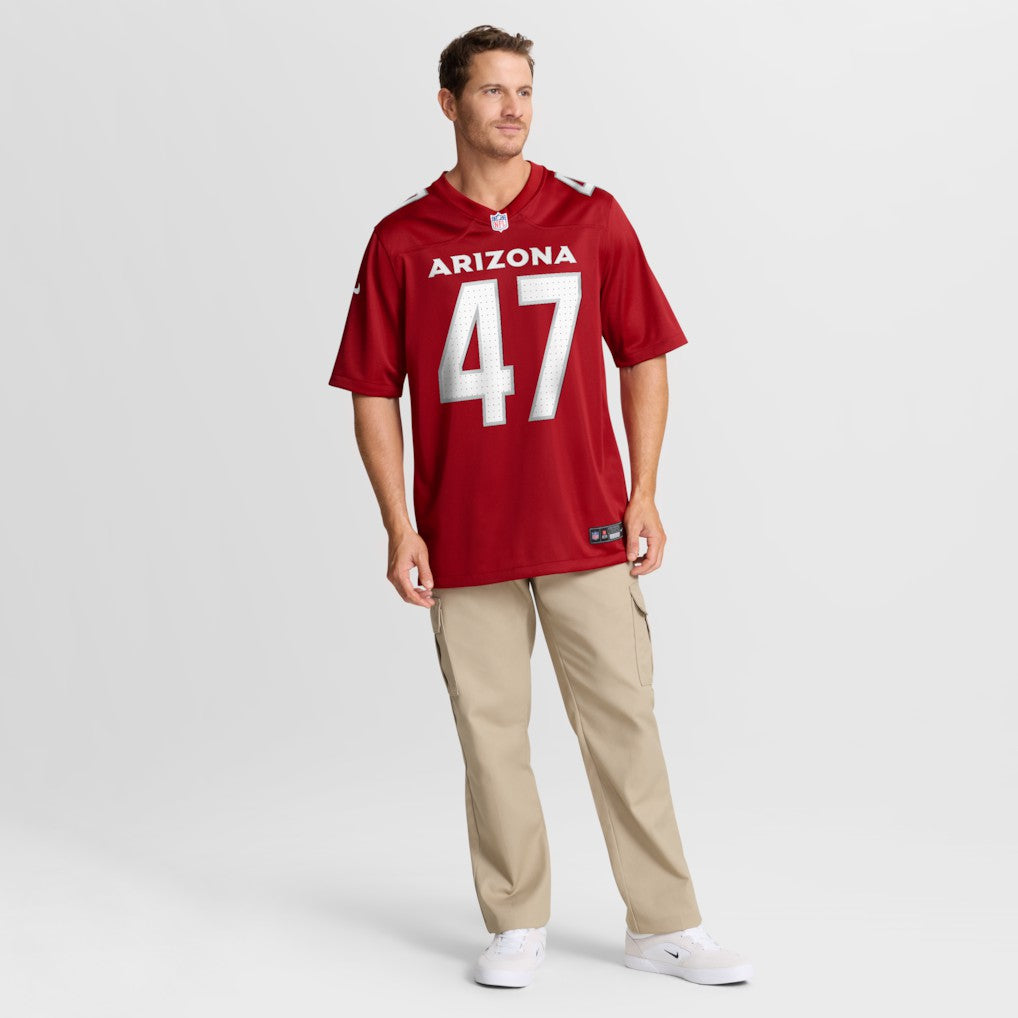 Channing Tindall Arizona Cardinals Team Game Jersey - Cardinal Jerseys