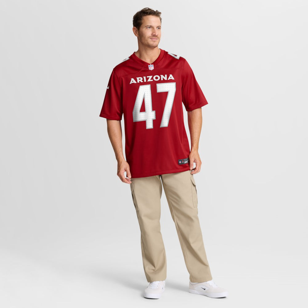 Channing Tindall Arizona Cardinals Team Game Jersey - Cardinal Jerseys