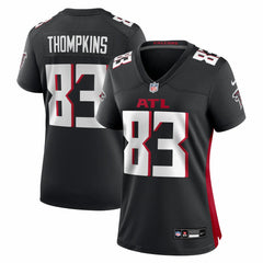 Deven Thompkins Atlanta Falcons Women's Team Game Jersey - Black Jerseys