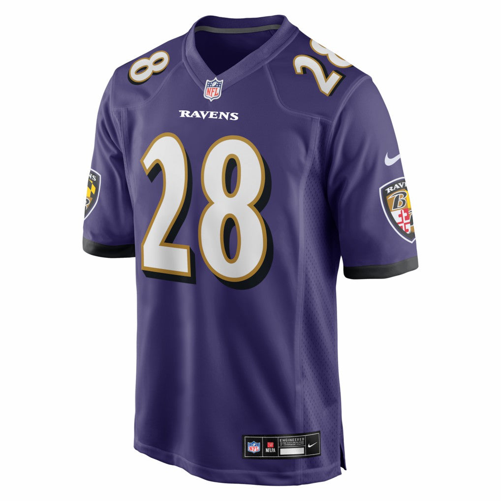 Taven Bryan Baltimore Ravens Team Game Jersey - Purple Jerseys