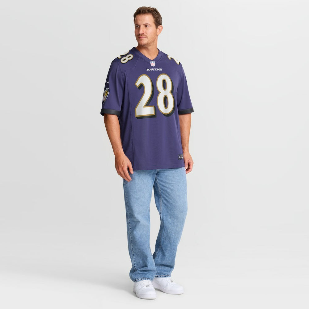 Taven Bryan Baltimore Ravens Team Game Jersey - Purple Jerseys