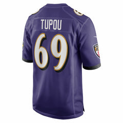 Josh Tupou Baltimore Ravens Team Game Jersey - Purple Jerseys
