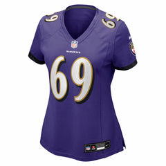 Josh Tupou Baltimore Ravens Women's Team Game Jersey - Purple Jerseys