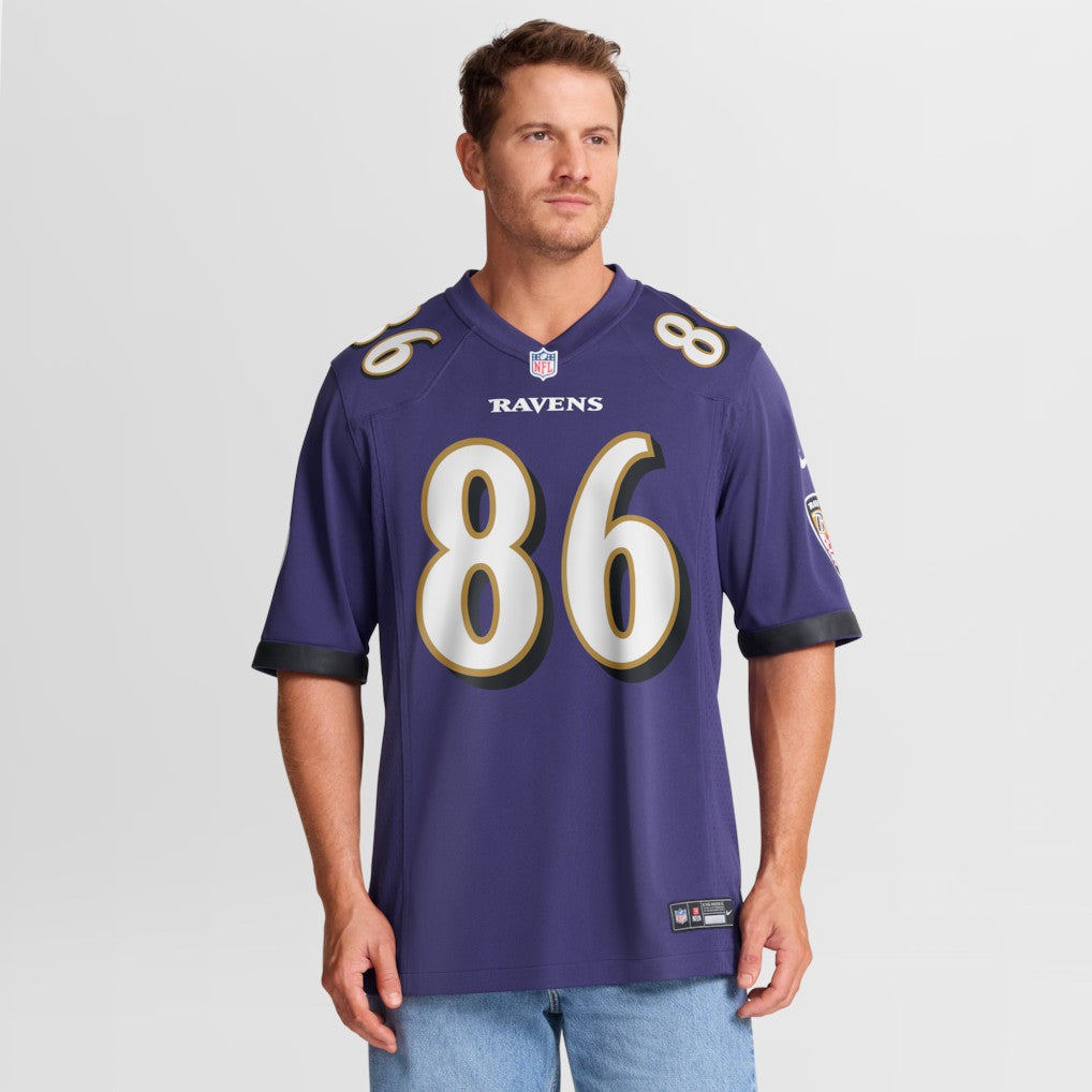 Cornelius Johnson Baltimore Ravens Team Game Jersey - Purple Jerseys