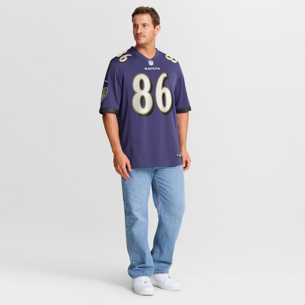 Cornelius Johnson Baltimore Ravens Team Game Jersey - Purple Jerseys