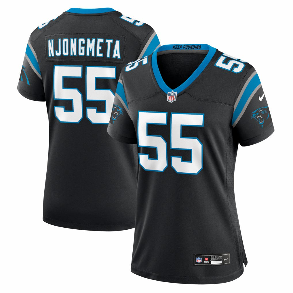 Maema Njongmeta Carolina Panthers Women's Team Game Jersey - Black Jerseys