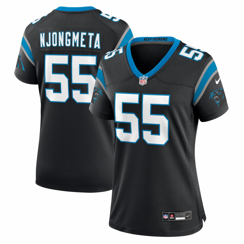Maema Njongmeta Carolina Panthers Women's Team Game Jersey - Black Jerseys