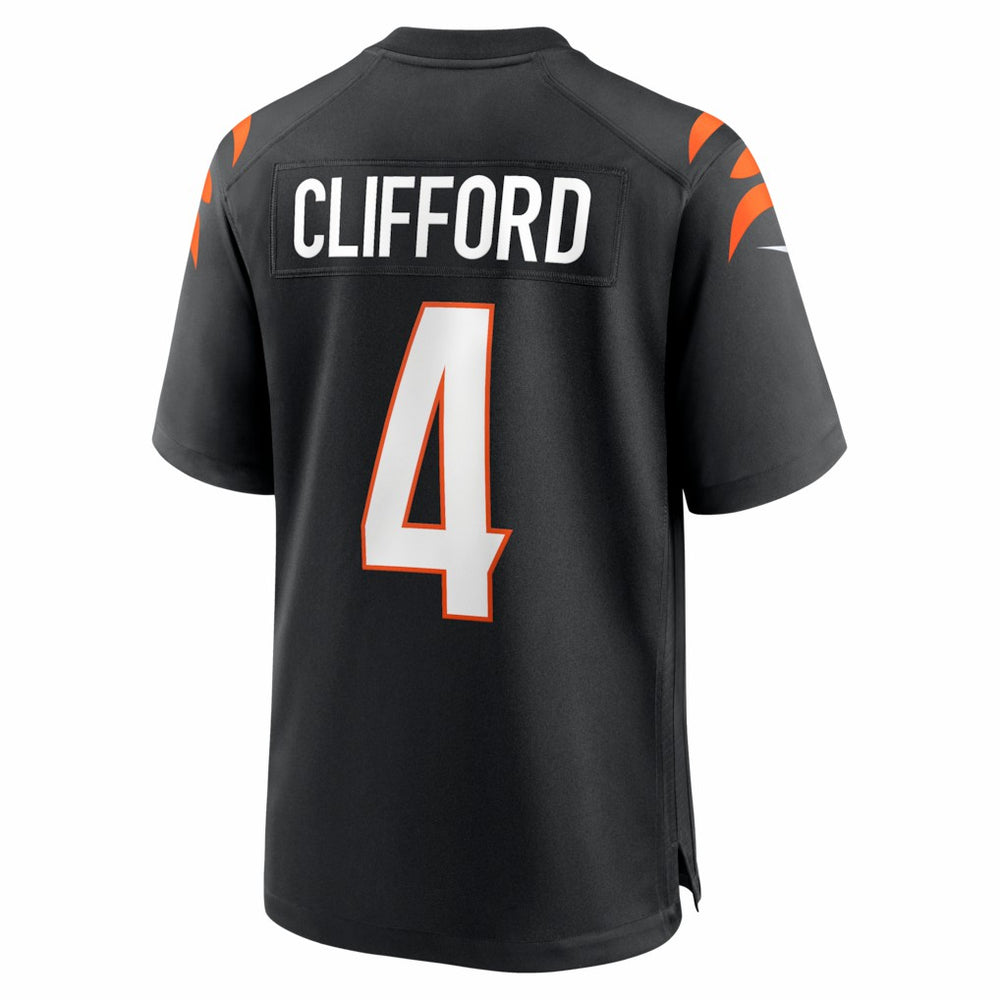 Sean Clifford Cincinnati Bengals Team Game Jersey - Black Jerseys