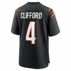 Sean Clifford Cincinnati Bengals Team Game Jersey - Black Jerseys